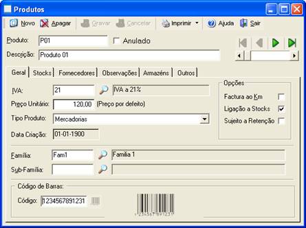 Produtos - Geral